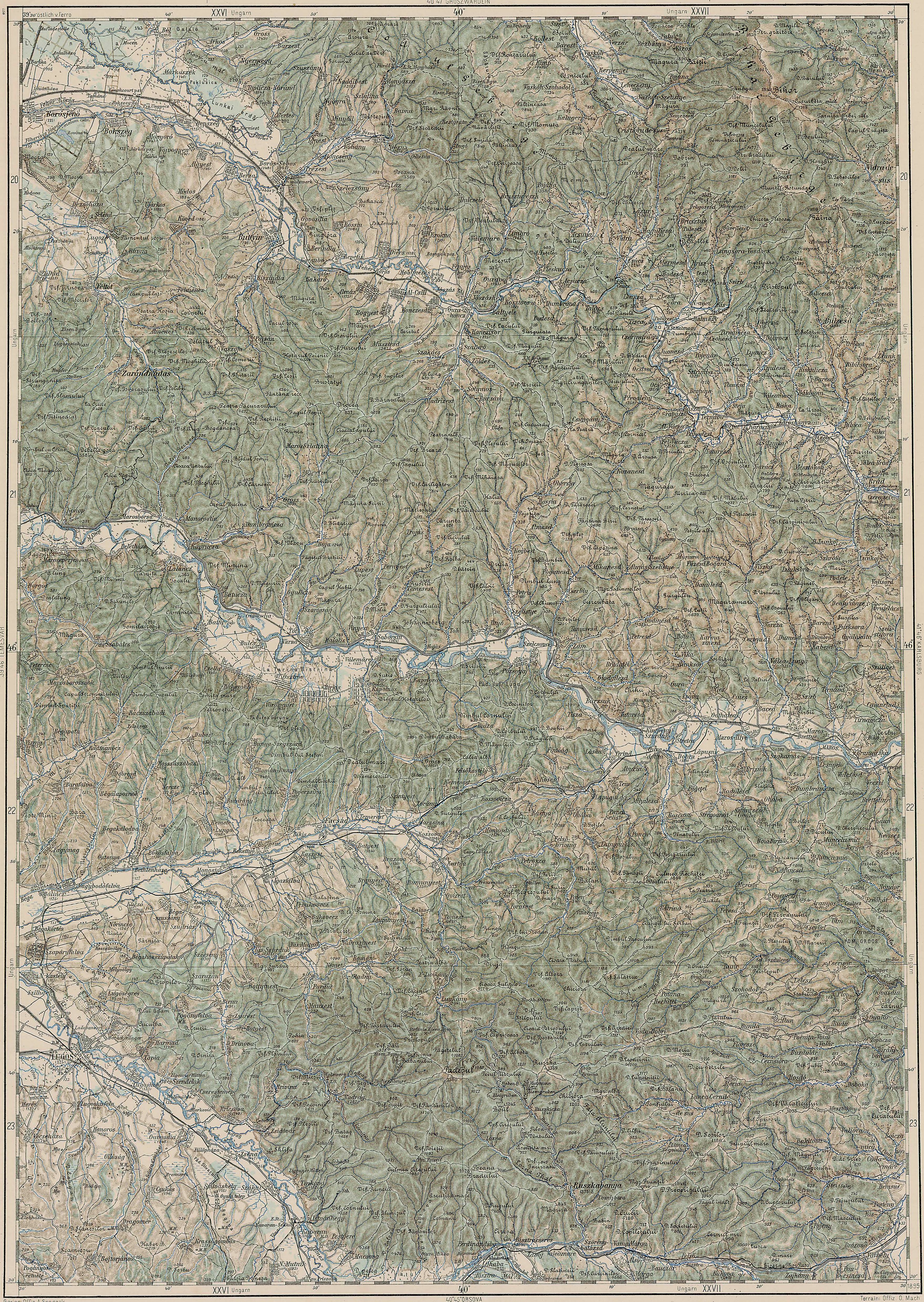 Karte Ungarn