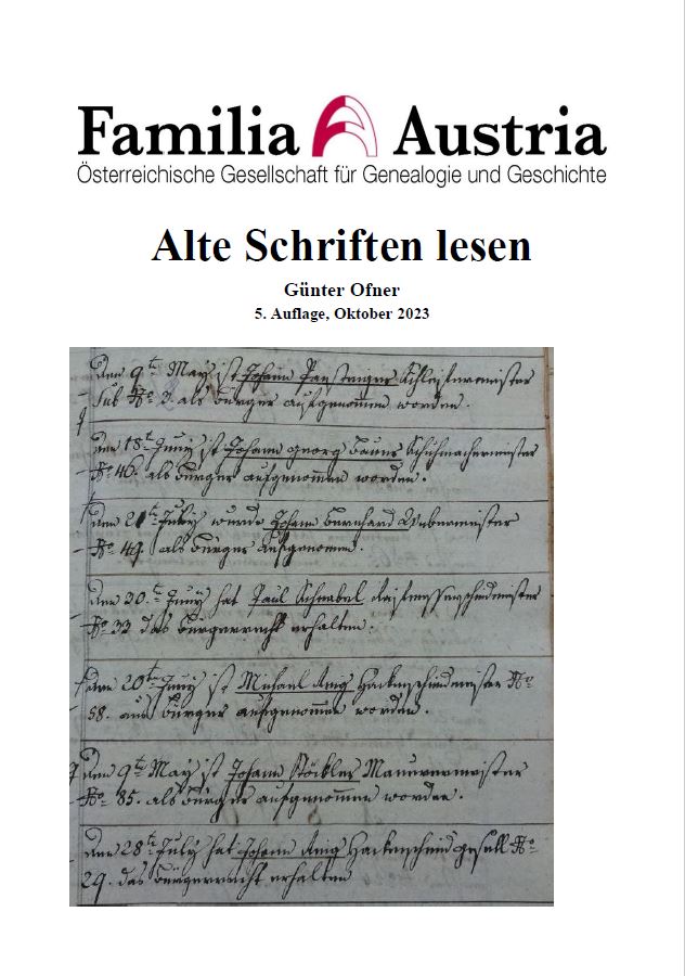 Ratgeber Nr 2 Alte Schriften Titelblatt