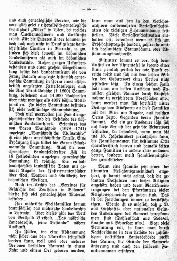 Die Überwindung des toten Punktes bei Familiengeschichtsforschung - 3