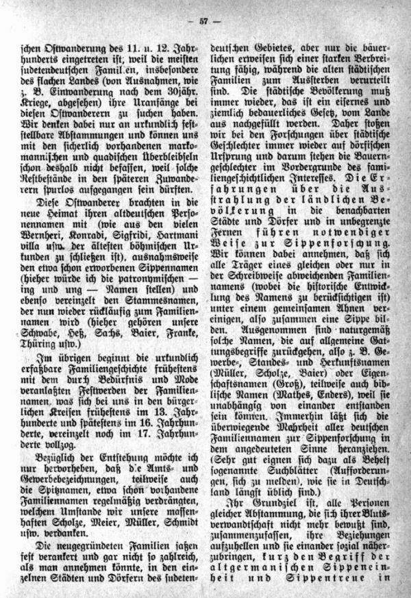 Von der Familien- zur Sippenforschung - 2