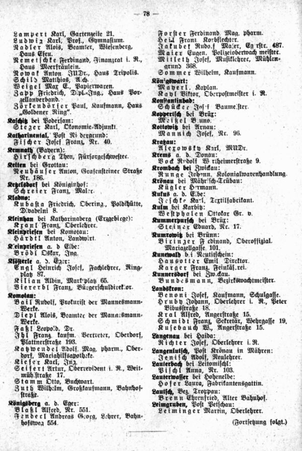 Verzeichnis sudetendeutscher Familienforscher - 7