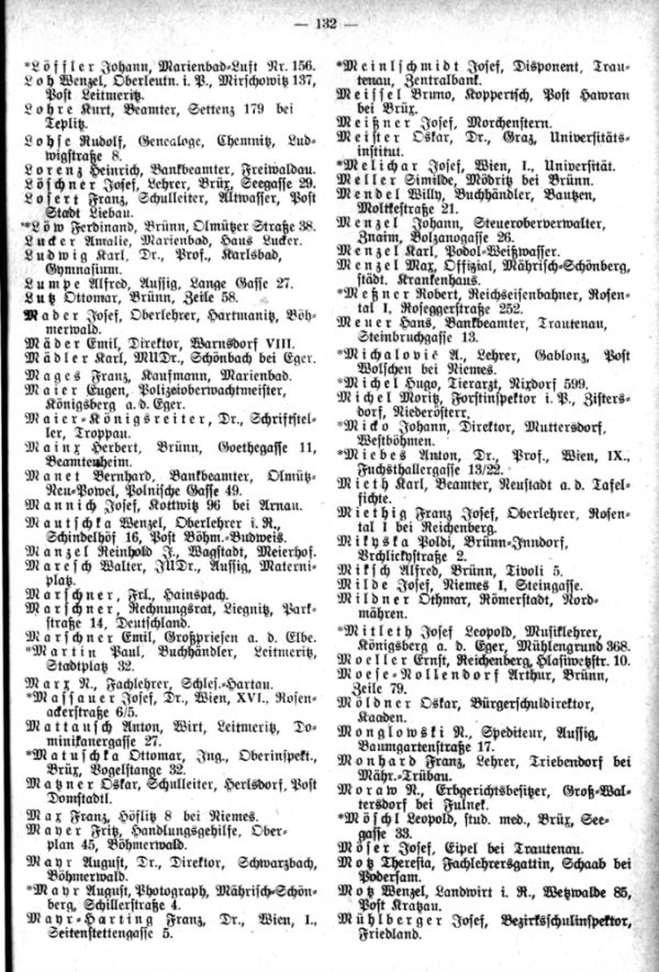 Verzeichnis sudetendeutscher Familienforscher - 2