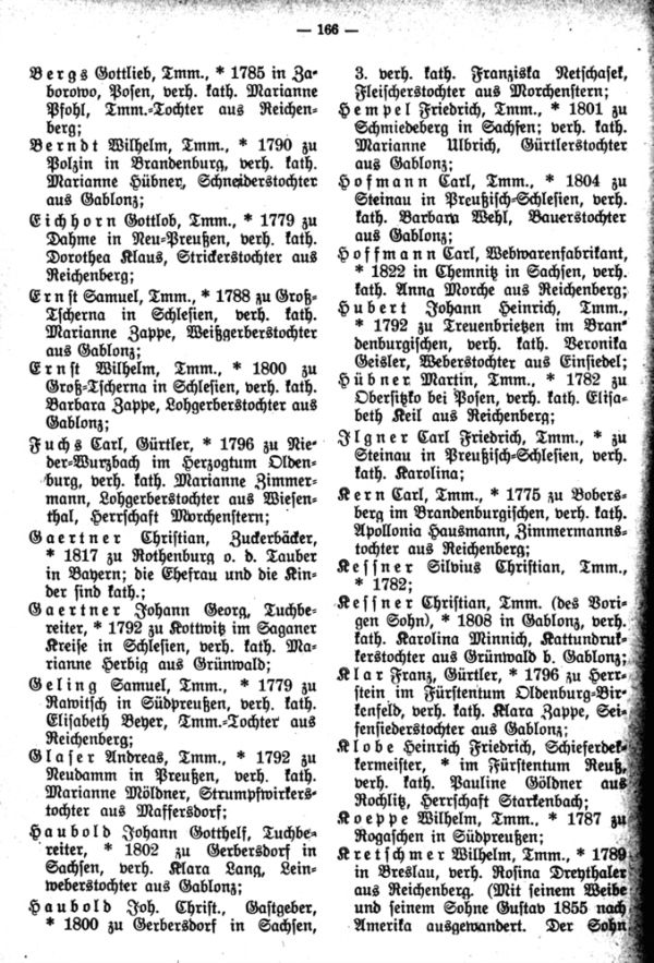 Evangelische Einwanderer in Gablonz a.d.N. - 2