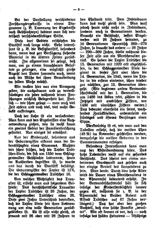 Die Statistik im Dienste der Familienforschung - 6