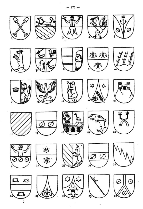 Wappenschilder Egerer Geschlechter - 2