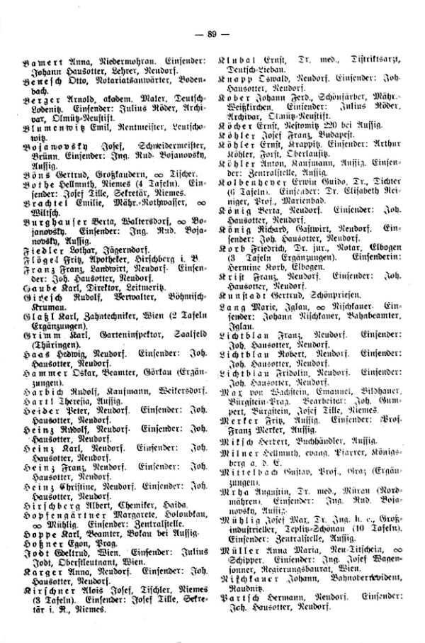 Sudetendeutsche Ahnentafelsammlung und Familienkartei - 2