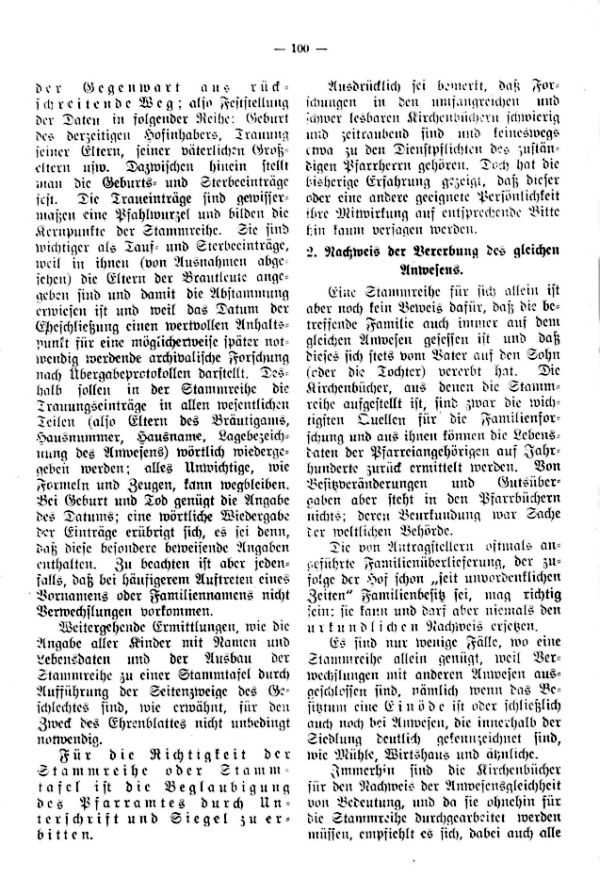 Richtlinien für die Verleihung des Ehrenblattes an alteingessesene Bauernfamilien durch den Bayrischen Landwirtschaftsrat - 2
