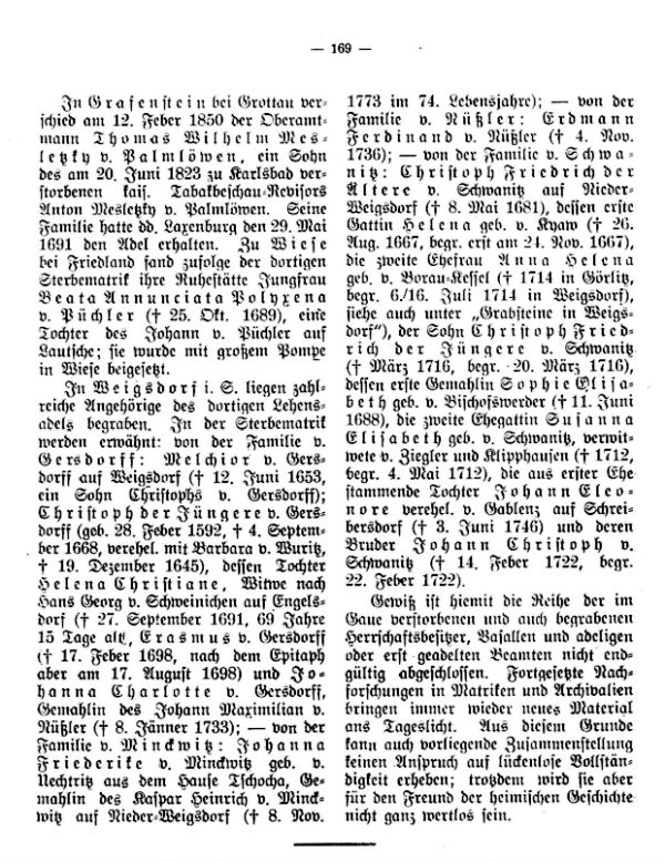 Grabsteine adeliger Herrschaftsbesitzer, Lehensmänner und Beamter im Iser-Jeschkengau - 5