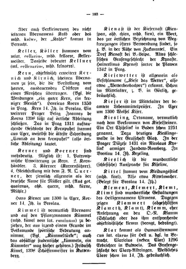 Namensdeutungsecke - 2