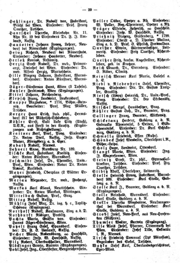 Sudetendeutsche Ahnentafelsammlung und Familienkartei - 2