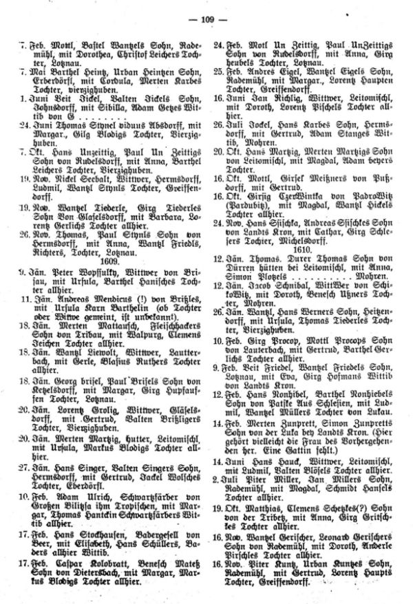 Fremde Heiraten in den Zwittauer Trau-Matriken - 3