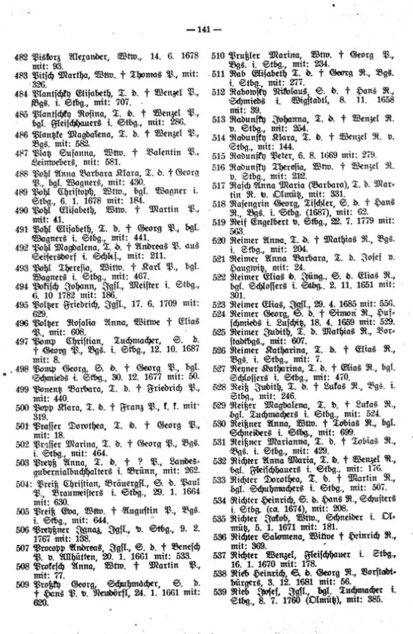 Die Egeberednisbücher der Stadt Sternberg in Mähren - 3