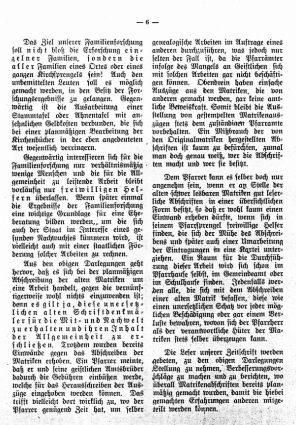 Zur Erhaltung und Erschließung der alten Kirchenbücher - 5