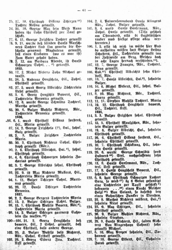 Verzeichnis der Getauften Fremden Kinderlein - 4