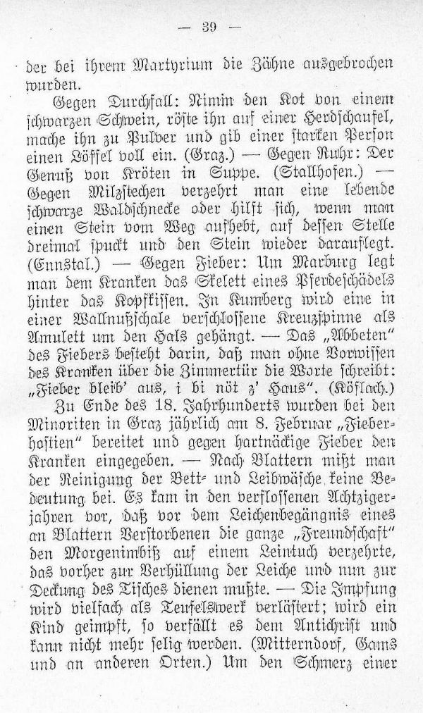 Gesundheitspflege und Heilverfahren