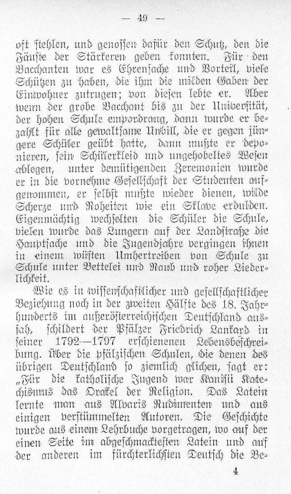 Schulwesen und Studenten