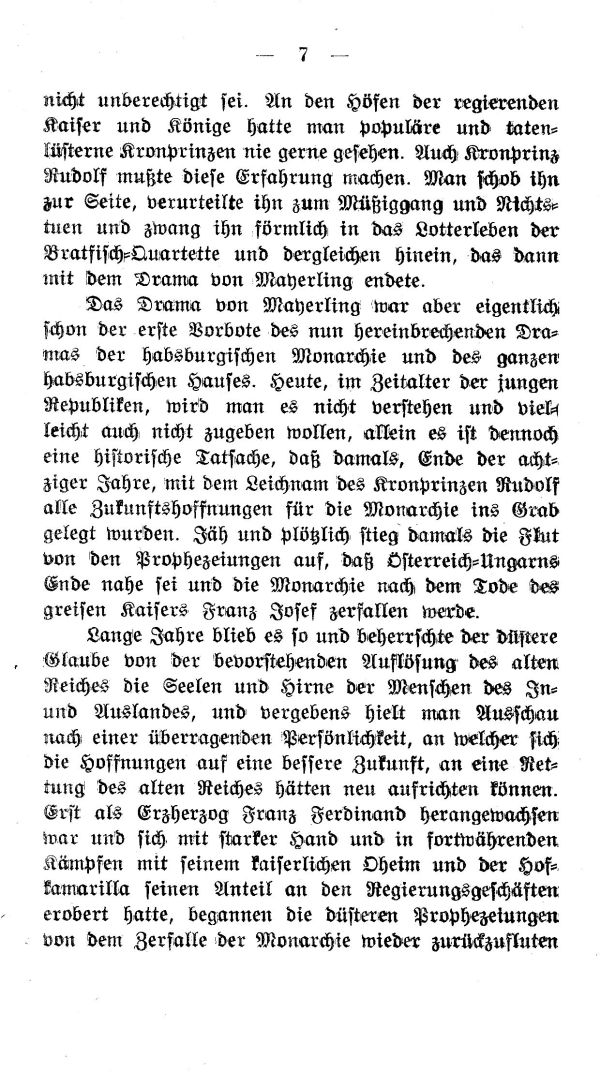 I.  Kapitel: Hinter den Kulissen der Hof- und Hauspolitik von 1912-1914