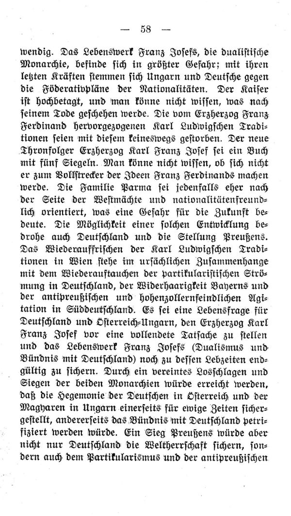 III. Kapitel:  Auf dem Weg zum Weltkrieg