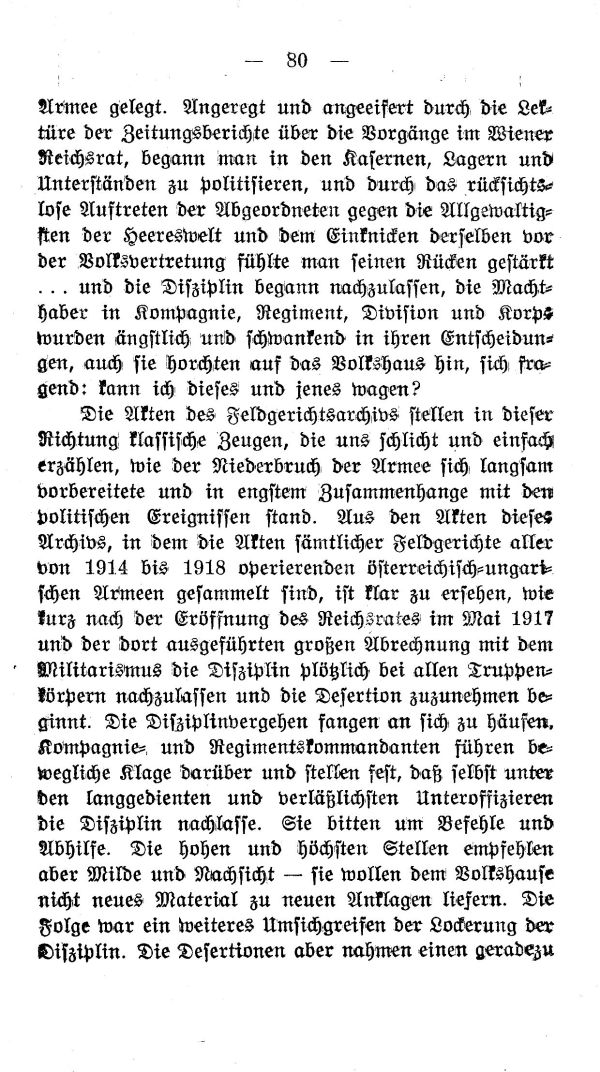 IV. Kapitel:  Die Aera des letzten Kaisers